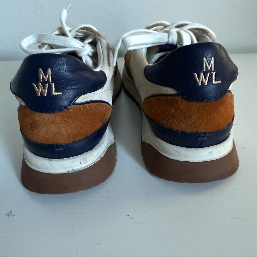 Madewell MWL Kickoff Trainers Sneakers Tan Suede Women’s 5.5 - Picture 4 of 12